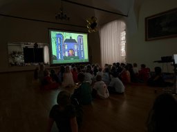 Bal karnawałowy na Zamku w Toszku klas 1b, 1c, 2c